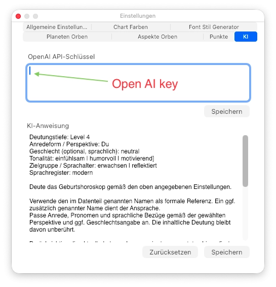 Ki-Chat Präferenz für Kairon